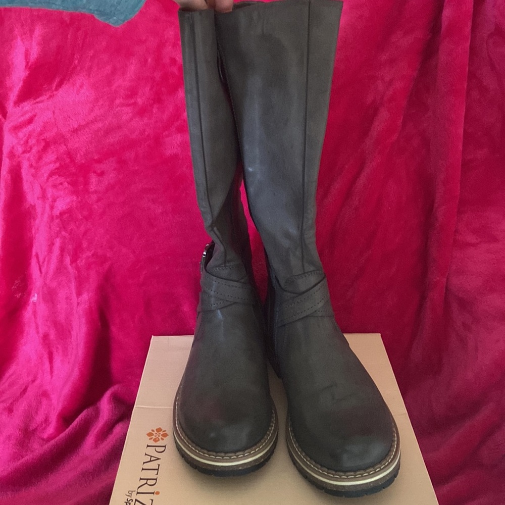 NEW Grey Riding/Work Boots 9M - Picture 2 of 7